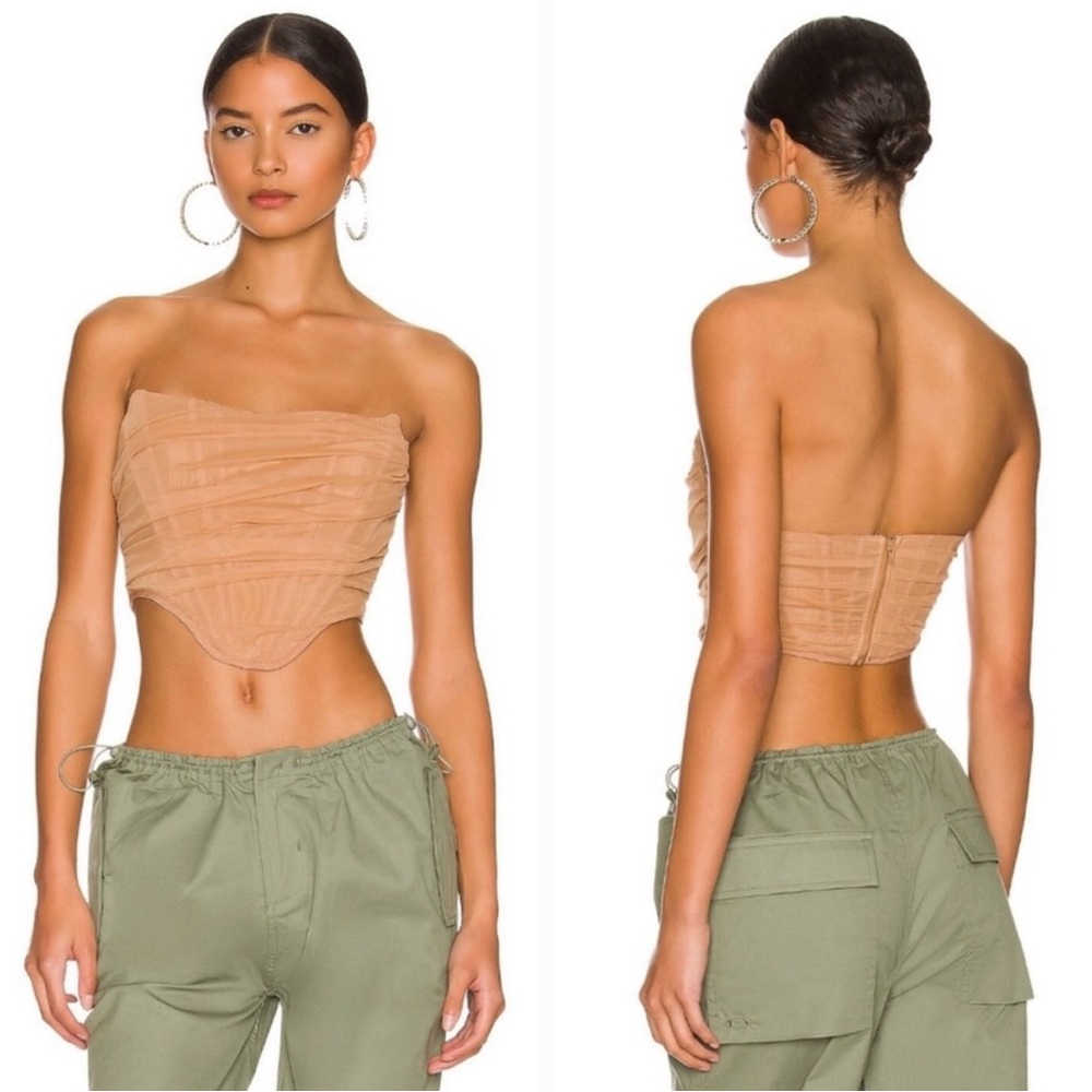 superdown Savannah Corset Top in Nude